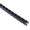 Igus Industrial Cable Trunking, Black, 16.5mm Width x 15mm Depth, 1m Length, 38mm Minimum Bend Radius, Igumid 06.10.038.0