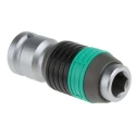 Wera Zyklop 8784 1/4 in Square Drive Adapter Socket Chrome Vanadium Steel 37mm Overall Length 05003529001