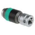 Wera Zyklop 8784 1/4 in Square Drive Adapter Socket Chrome Vanadium Steel 37mm Overall Length 05003529001