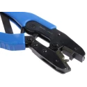 RS PRO Crimp Tool for Open Barrel 250 Flag Terminals, Soft Grip Handle, Adjustable Ratchet, 260mm Length 488-1364