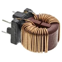 Wurth Elektronik 2.2 mH Manganese Zinc Leaded Inductor 2 A Idc 70 mΩ Rdc 250V ac WE-CMB 744822222