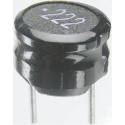 Wurth Elektronik 2.2 mH Ferrite Leaded Inductor Radial Mount 210 mA Max DC Current 11 Ω Max DC Resistance WE-TI 744741222