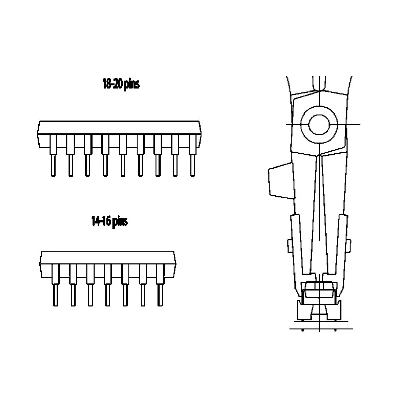 RS PRO Crimp Extraction Tool, Pin Contact, Extraction Tool Contact 489-2358