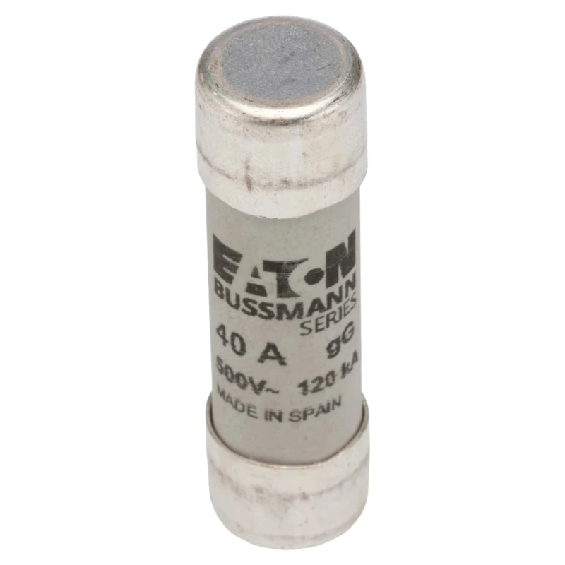Eaton 40A Ceramic Cartridge Fuse 14 x 51 mm 500V AC Bussmann Series C14G40