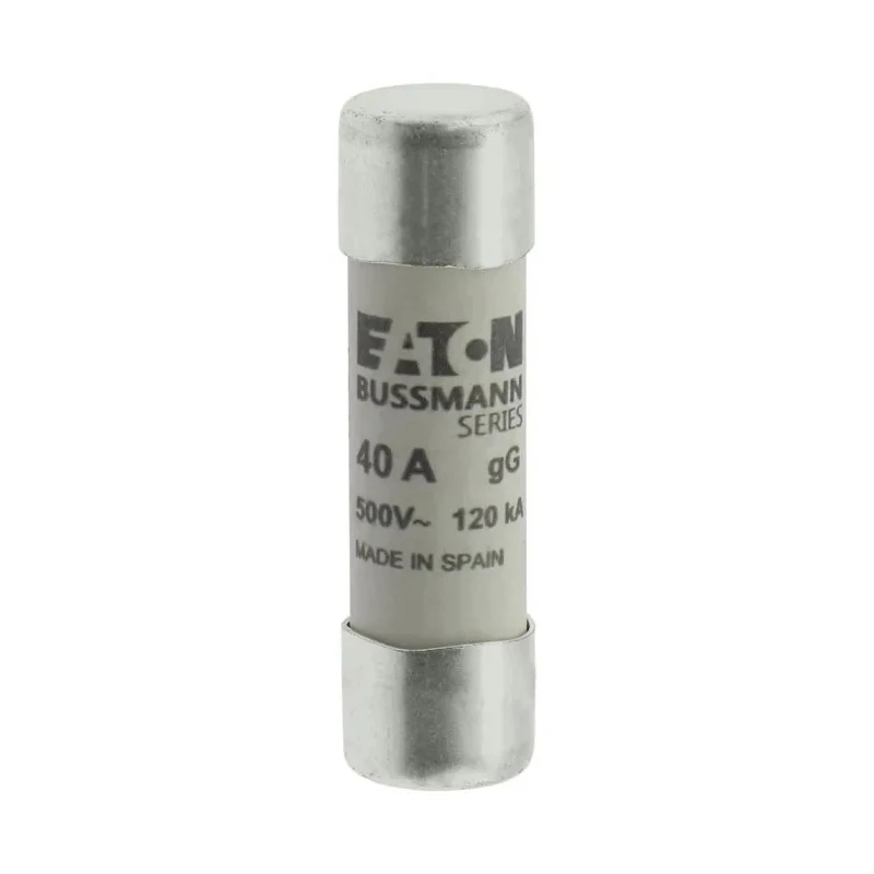 Eaton 40A Ceramic Cartridge Fuse 14 x 51 mm 500V AC Bussmann Series C14G40