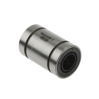 Bosch Rexroth Polyacetal Linear Ball Bearing with 16 mm OD, 25 mm Length, Flanged, Closed End, Static Load Rating R060230810