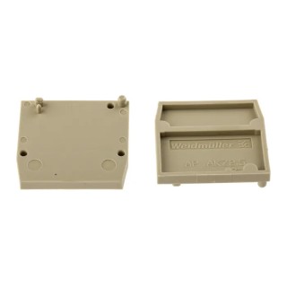 Weidmüller AP Series End Cover Accessory for DIN Rail Terminal Blocks 0697360000