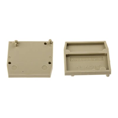 Weidmüller AP Series End Cover Accessory for DIN Rail Terminal Blocks 0697360000