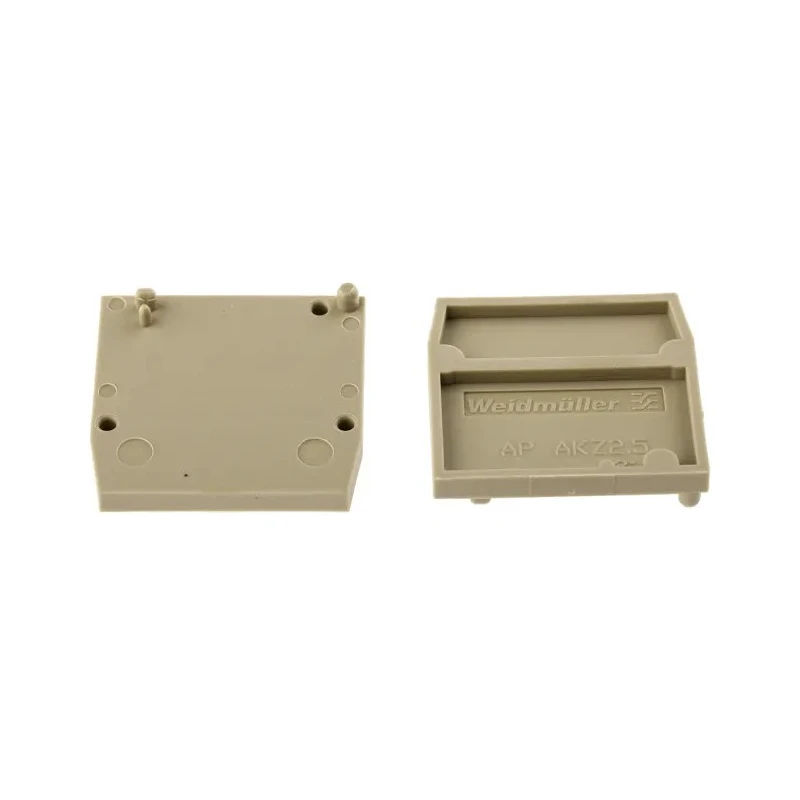 Weidmüller AP Series End Cover Accessory for DIN Rail Terminal Blocks 0697360000