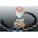 Malico Heatsink Aluminium Snap Fastening Black Anodised 25mm Height 40mm Width 40mm Length MBH40002-25P/2.6