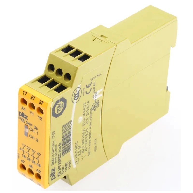 Pilz 24V DC Safety Relay with 4 Safety Contacts PZE X4V 774583