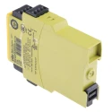 Pilz PNOZ X2.8P Safety Relay, 24V AC/DC, 240V AC/DC, 3 Safety Contacts, 1 Auxiliary Contact, Manual Reset, DIN Rail 777302