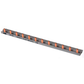 ABB 1 Phase Busbar PS1 Series, 63A Current Rating, 400 V AC, 17.5 mm Pitch 2CDL210001R1012