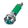CML Innovative Technologies LED Green Panel Mount Indicator 8 mm M8 Termination IP67 12V 190402Z1