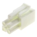 JST EL Male Connector Housing 4.5 mm Pitch 4 Way 2 Row Straight ELP-04NV