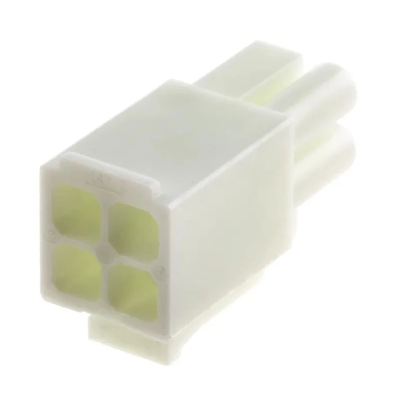 JST EL Male Connector Housing 4.5 mm Pitch 4 Way 2 Row Straight ELP-04NV