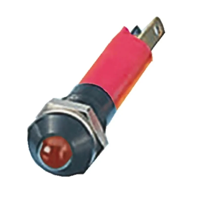 CML Innovative Technologies LED Red Panel Mount Indicator 8 mm M8 Termination IP67 12V 190412Z3