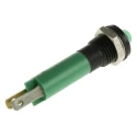 CML Innovative Technologies Green LED Panel Mount Indicator 8 mm, Solder Tab Termination, IP67, 24V 190413Z1