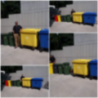 HDPE Wheeled Plastic Dustbins 1100 Litre