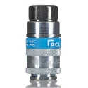 PCL Steel Pneumatic Quick Connect Coupling 1/4 in Female Rp Single Action AC21CF