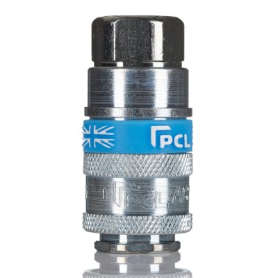 PCL Steel Pneumatic Quick Connect Coupling 1/4 in Female Rp Single Action AC21CF