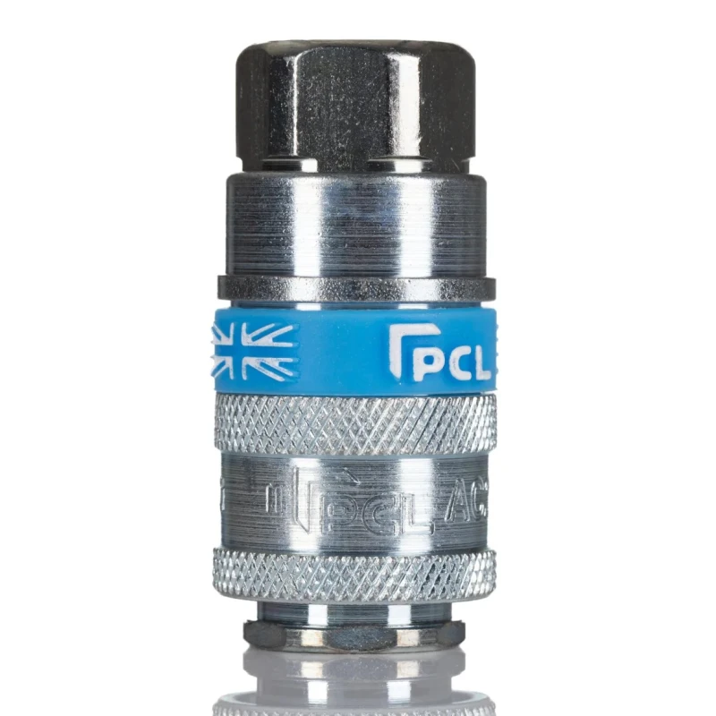 PCL Steel Pneumatic Quick Connect Coupling 1/4 in Female Rp Single Action AC21CF