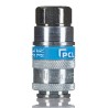 PCL Steel Pneumatic Quick Connect Coupling 1/4 in Female Rp Single Action AC21CF