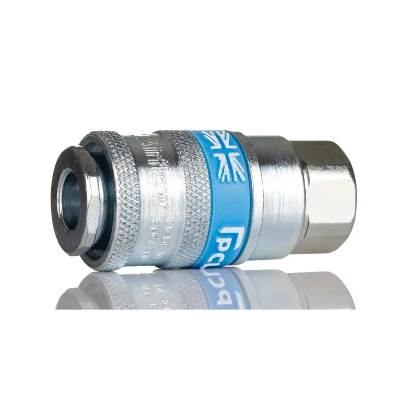 PCL Steel Pneumatic Quick Connect Coupling 1/4 in Female Rp Single Action AC21CF