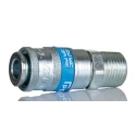 PCL Steel Pneumatic Quick Connect Coupling 1/2 in Male R Thread Single Action AC21JM