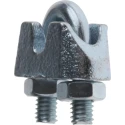 RS PRO Steel Wire Rope Clamp Zinc Plated 3 mm Diameter DIN 1142 491-5388