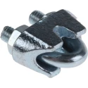 RS PRO Steel Wire Rope Clamp Zinc Plated 3 mm Diameter DIN 1142 491-5388