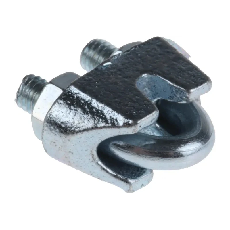 RS PRO Steel Wire Rope Clamp Zinc Plated 3 mm Diameter DIN 1142 491-5388