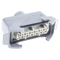 HARTING Heavy Duty Power Connector Panel Mount Screw Termination 24 Contacts 16A 500V Han E Female 09330242701+19300241732