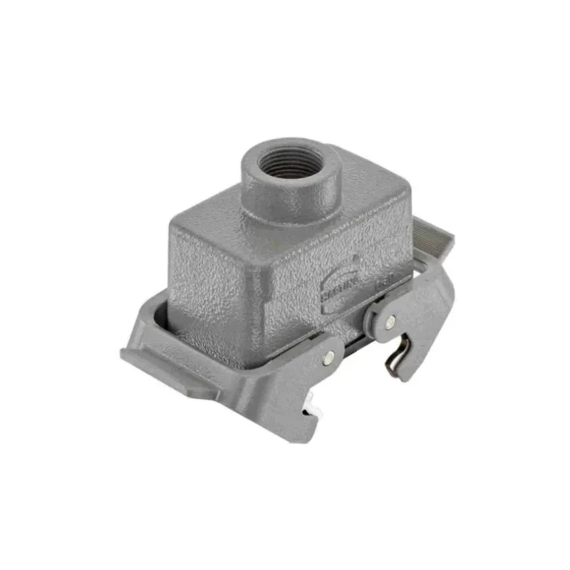 HARTING Heavy Duty Power Connector Panel Mount Screw Termination 24 Contacts 16A 500V Han E Female 09330242701+19300241732