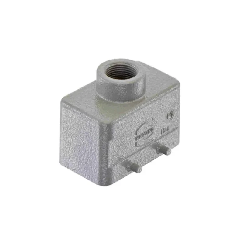 HARTING Heavy Duty Power Connector Panel Mount Screw Termination 10 Contacts 16A 500V Han E Male 09330102601+19300101420