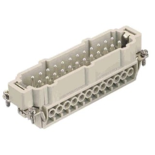 HARTING Han B Range Heavy Duty Power Connector Hood, Die Cast Aluminium Body, IP65/IP66/IP67, 2 09330242601+19300241521