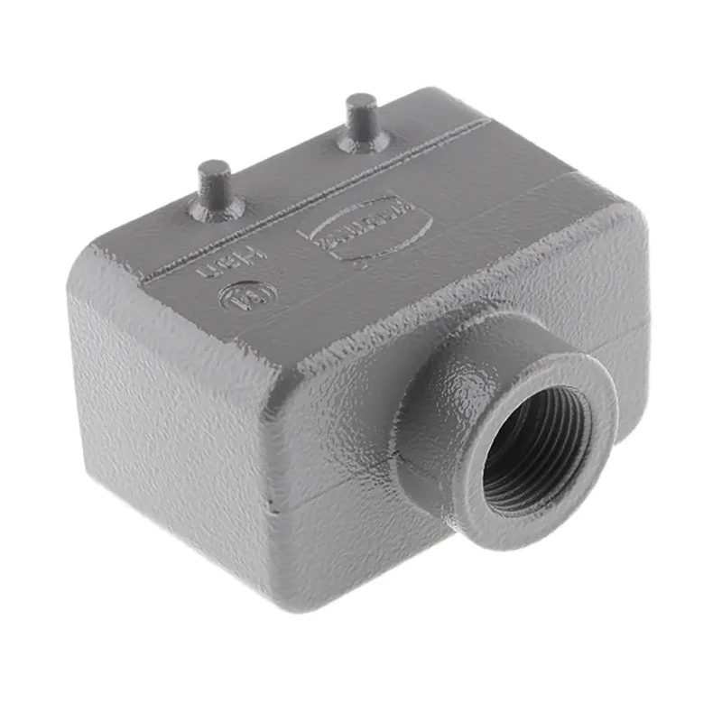 HARTING Heavy Duty Power Connector Panel Mount Screw Termination 10 Contacts 16A 500V Han E Male 09330102601+19300101420