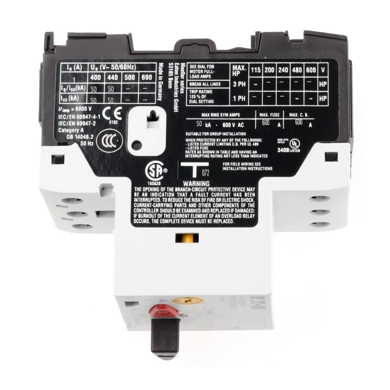 Eaton Motor Protection Circuit Breaker 630 mA, 1A, 690V AC, 3 Poles, -25 to 55°C Operating Temperature, PKZM 278479 PKZM01-1