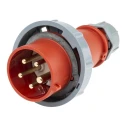 MENNEKES AM-TOP IP67 Red Cable Mount 3P+N+PE Straight Industrial Power Connector 16A 400V 