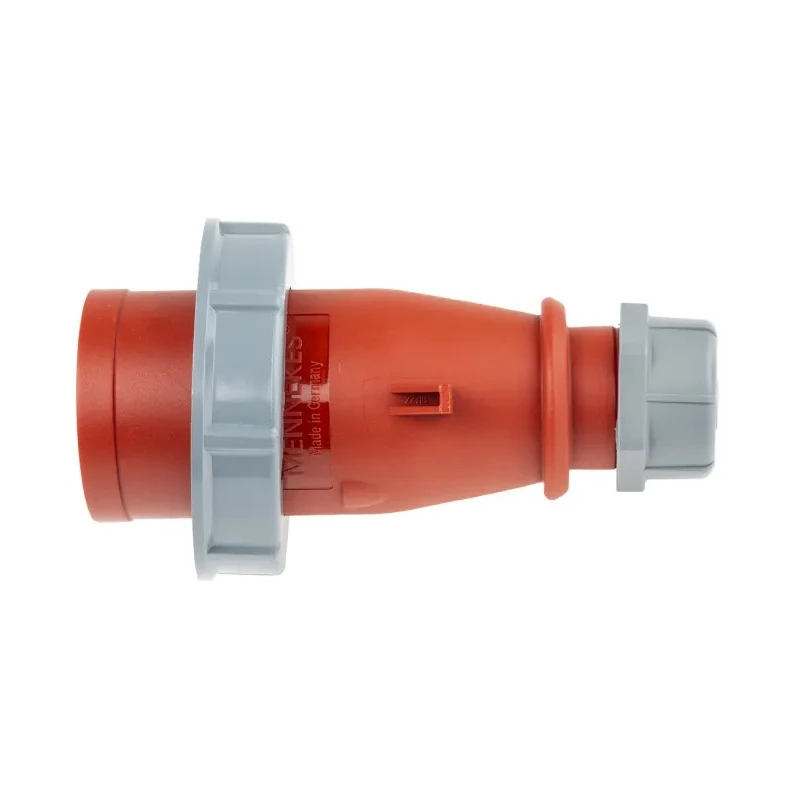 MENNEKES AM-TOP IP67 Red Cable Mount 3P+N+PE Straight Industrial Power Connector 16A 400V 