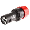 ABB Emergency Stop Push Button 1SFA Series Twist Release Panel Mount 22.5mm Cutout SPDT IP69K IP66 IP67 CE3T-10R-11