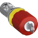 ABB 1SFA Series Key Release Emergency Stop Push Button Panel Mount 22mm Cutout SPDT IP20 IP66 1SFA619502R1071 - CE3K-10R-11