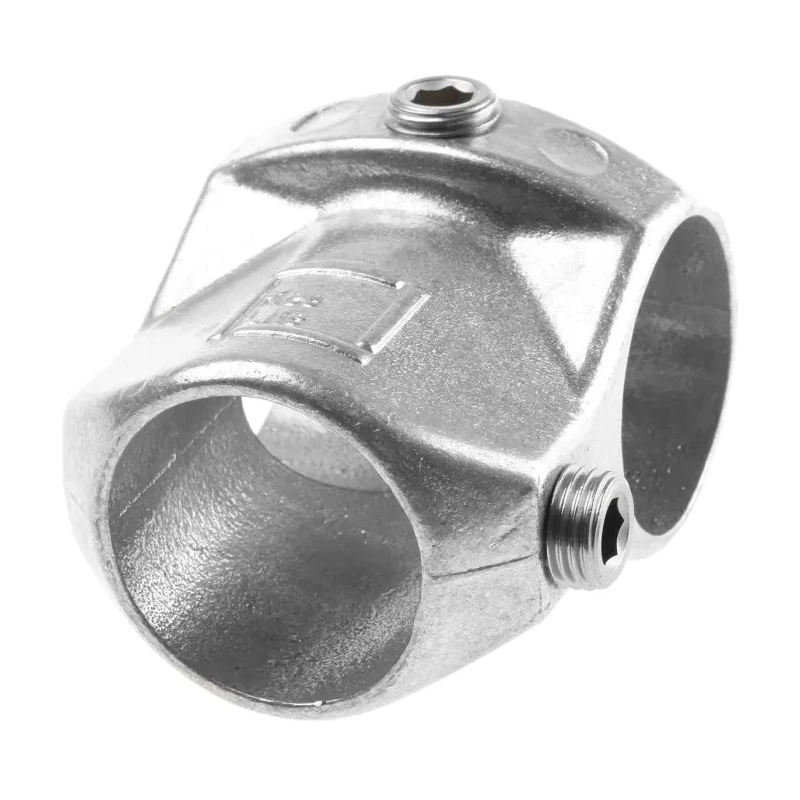 Kee Lite Aluminium T-Connector Connecting Component for Strut Profile Type 6 with 33.7 mm Round Tube Size L10-6