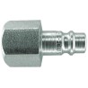 CEJN Steel Pneumatic Quick Connect Coupling 1/2 in Female G Vented Safety 103205205