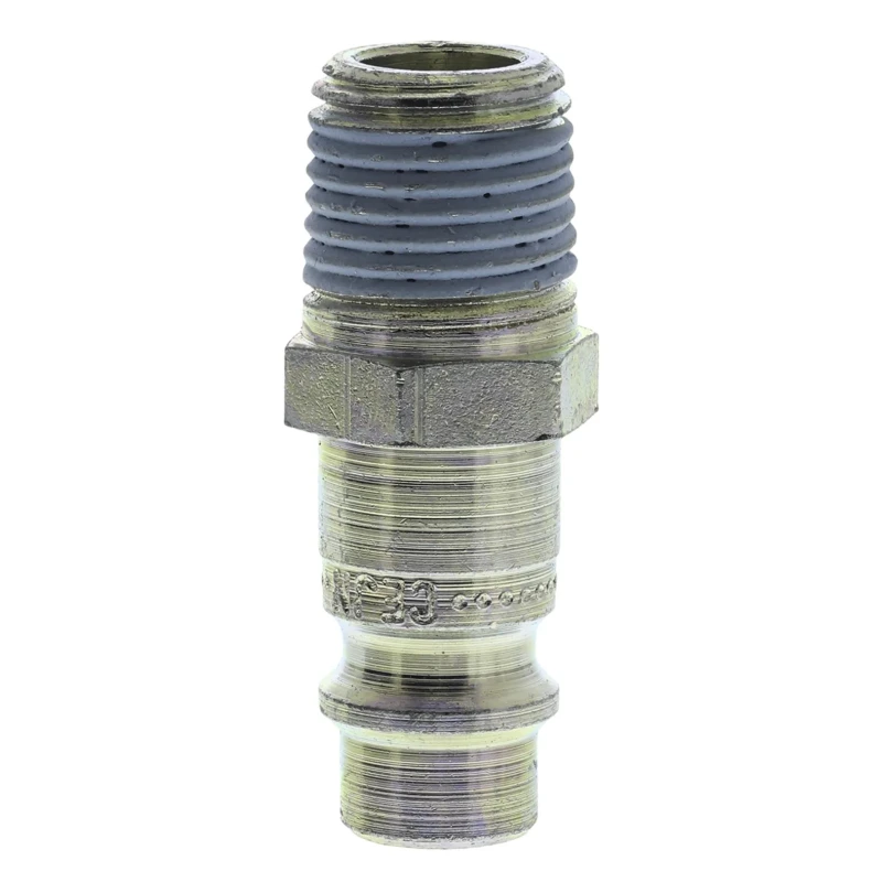 CEJN Steel Pneumatic Quick Connect Coupling, 1/4 in Male R Zinc Plated Steel 320 Series 103205152