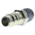 CEJN Steel Pneumatic Quick Connect Coupling, 1/4 in Male R Zinc Plated Steel 320 Series 103205152