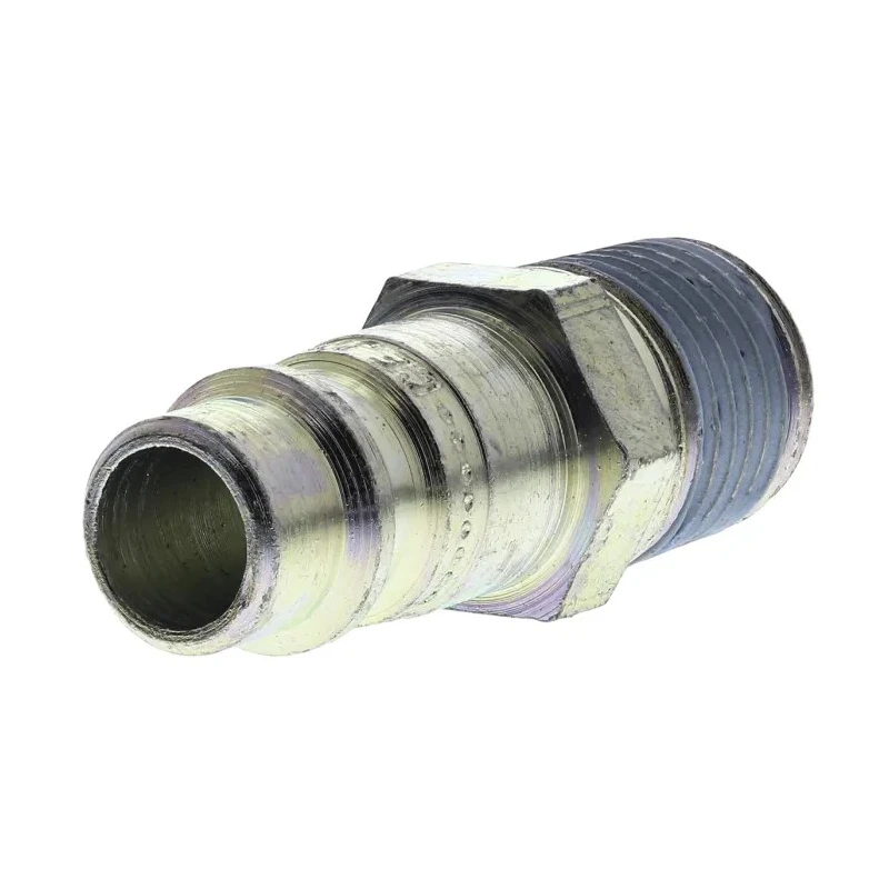 CEJN Steel Pneumatic Quick Connect Coupling, 1/4 in Male R Zinc Plated Steel 320 Series 103205152