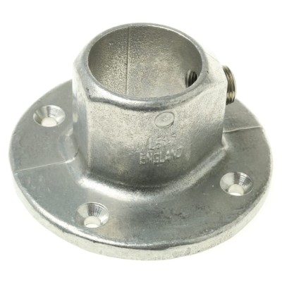 Kee Lite Aluminium Wall Flange 42 mm, Compatible with Round Tube Structural Systems L61-7