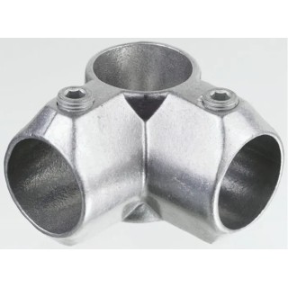 Kee Lite Aluminium 90° Connector, Connecting Component, Strut Profile Type 7, Round Tube Size 42.4 mm L21-7