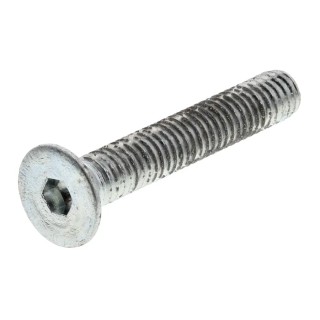 RS PRO Bright Zinc Plated Steel Hex Socket Countersunk Screw M4 x 25 mm 491-5091